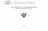 THE ALABAMA STATE BOARD OF VETERINARY MEDICAL …asbvme.alabama.gov/pdfs/Alabama_Practice_Act_and... · 2019. 10. 21. · 2 alabama state board of veterinary medical examiners 8100