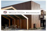 TECHNICAL DATASHEET Wood Finish Aluminium€¦ · Wood Finish Aluminium Providing the beautiful, natural look of timber whilst avoiding hassles such as fire compliance and maintenance