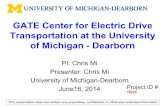 Center for Electric Drive Transportation at the University ... · For IAB members to interact around the curriculum between the bi -annual GATE meetings Make sure the curriculum covers