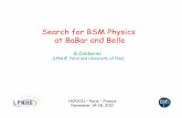 Search for BSM Physics at BaBar and Belle...Search for BSM Physics ld at BaBar and Belle G.Ca erini (LPNHE, Paris and University of Pisa) HCP2011 –Parsi –France November 14-18,