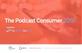 The Podcast Consumer 2019 · 2019. 4. 12. · The Podcast Consumer Study Methodology ‣In January/February 2019, Edison Research conducted a national telephone survey of 1,500 ...