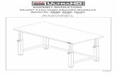 ASSEMBLY INSTRUCTIONS - Adobe · ASSEMBLY INSTRUCTIONS UltraHD® 4-Foot Height Adjustable Workbench (Model No. 20288, 20182, 20139) 48 in. W x 24 in. D x 28.5-42 in. H (1.21 m x 60.9