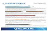 DIAMOND SCRIBES - Ted Pella, Inc....held tools is equipped with a polished quality industrial diamond that is vacuum bonded to a 1.57mm (.062”) dia. steel tip shaft. Scribes create