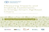 Measuring Impacts and Enabling Investments in Energy …MEASURING IMPACTS AND ENABLING INVESTMENTS IN ENERGY-SMART AGRIFOOD CHAINS. BACKGROUND. This report summarizes the analysis