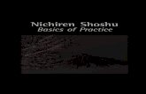 Nichiren Shoshu - Myoshinji Temple · 2019. 9. 19. · elixir should be used. (MW, Vol. 3, p. 55; Gosho, p. 690) ... 2 Nichiren Shoshu Basics of Practice. passed on by Nikko Shonin