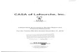 CASA of Lafourche, Inc....CASA OF LAFOURCHE, INC. Statement of Activities For the Twelve Months Ended December 31,2010 Statement B RB/ENUES AND OTHER SUPPORT: Fund-raising activities
