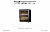 FREESTANDING WINE COOLER MODEL YHWR99-2€¦ · Safety Tips ... degrees Fahrenheit, while white wines are stored between 40 and 50 degrees Fahrenheit. The Allavino Dual-Zone Wine