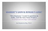 “Development,” Land Acquisition in India and the Tata Nano ... · India and the Tata Nano Project:India, and the Tata Nano Project: A Comparison of Singurwith Sanand by Devparna