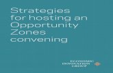 Strategies for hosting an Opportunity Zones convening...2 | Strategies for hosting an Opportunity Zones convening I n communities throughout the nation, convenings have been held to