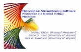 Matryoshka: Strengthening Software Protection via Nested Virtual … · 2019. 5. 3. · • Disassembler • Debuggers • Static Analyzers • Coverage tools • Simulators Software
