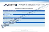 Building Inspection Report...Pest & Termite Inspection APBI Building Inspection Report Australian Property & Building Inspections offers property inspection services for your home,