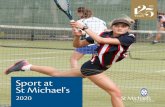 Sport at St Michael's€¦ · interschool carnival schedule, an overview of our staff and coaches, our ACS Carnival Honour Board, ... St Michael’s 2016 St Michael’s 2017 Westbourne