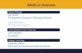 NAUFLEX OVERVIEW · 2020. 7. 10. · NAUFLEX OVERVIEW Classroom Technology . Dan Stoffel ITS Academic & Research Technology Services Kegan Remington ITS Classroom Support . Learning