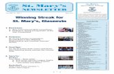 St Marys Newsletter May 2012 2012 - stmaryshfcglasnevin.com€¦ · VOLUME 10 – NO. 1 May 2012 MISSION STATEMENT ... Class 3 Shannon’s Action Project 13 2 Allen’s CSPE Action