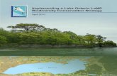 Implementing a Lake Ontario LaMP Biodiversity Conservation ... · The attached Lake Ontario Lakewide Management Plan (LaMP) report, Implementing a Lake Ontario LaMP Biodiversity Conservation