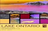 LAKE ONTARIO · lakewide action and management plan lake ontario 2018 - 2022