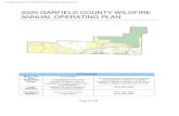 2020 GARFIELD COUNTY WILDFIRE ANNUAL OPERATING PLAN · The Garfield County Emergency Communications Authority is the primary dispatch for the Garfield County Sheriff’s Office and