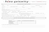 MAINTENANCE APPLICATION - Hire Priorityhirepriority.com/wp-content/uploads/2018/11/Maintenance... · 2019. 8. 31. · As part of its pursuit of excellence, Hire Priority, Inc. (“Hire