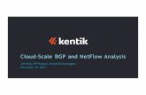 Cloud-Scale BGP and NetFlow Analysis - Kentikinfo.kentik.com/rs/869-PAD-887/images/Cloud-Scale... · Cloud-Scale BGP and NetFlow Analysis Jim Frey, VP Product, Kentik Technologies