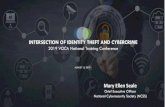 INTERSECTION OF IDENTITY THEFT AND CYBERCRIME...INTERSECTION OF IDENTITY THEFT AND CYBERCRIME 2019 VOCA National Training Conference AUGUST 15, 2019 Mary Ellen Seale Chief Executive