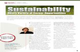 Sustainability Careers Matrix€¦ · according to Kross. “In many MBA career fields, employers like to see a clear corporate-ladder progression on a candidate’s resume,” she