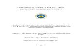 UNIVERSIDAD CENTRAL DEL ECUADOR FACULTAD DE … · 2013. 5. 29. · UNIVERSIDAD CENTRAL DEL ECUADOR . FACULTAD DE COMUNICACIÓN SOCIAL . LA LEY MINERA Y EL DISCURSO INDÍGENA SOBRE