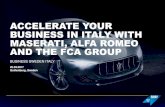 ACCELERATE YOUR BUSINESS IN ITALY WITH ......March 2017 March/April 2017April and June 2017 Q2-Q4 Prepare an elevator pitch (1 min) and a 10 minute pitch outlining your company and