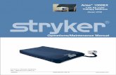 Operations/Maintenance Manualtechweb.stryker.com/Support_Surfaces/2236/Arise... · mattress system. Carefully read this manual thoroughly before using the equipment or beginning maintenance