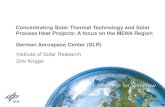 Concentrating Solar Thermal Technology and Solar Process ... 2016 Concentrating...Concentrating Solar Thermal Technology and Solar Process Heat Projects: A focus on the MENA Region