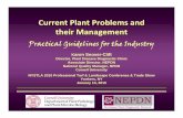 Current Plant Problems and their Management · 2015. 10. 22. · Current Plant Problems and their Management Practical Guidelines for the Industry Karen Snover-Clift Director, Plant