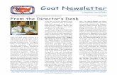 Goat Newsletter - Summer '03 · 2015. 10. 21. · Goat Industry: Status, Problems and Opportunities", which will be reprinted in the proceedings of the 2010 Goat Field Day. Two legacies