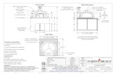 Front View Side Elevation - Forno BravoFront View Side Elevation Architect Drawings SKU: FC2G90-SS-W Wood Fired Pizza Oven w/ Stand Casa2G 90W Crate ships 54"W x 62"L x 49"H; Oven