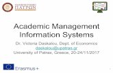 Academic Management University of Patras, Greece, 20-24/11 ...gsia.tums.ac.ir/Images/Download/18583/Academic... · content-Authoring tools - Social learning apps - Collab tools -