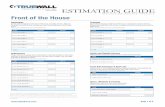 ESTIMATION GUIDE - TrueWall Vinyl Sidingpage 1 of 4 Rectangles Identify all the rectangles of the front of the house, including dormers. Measure the height and width of each rectangle