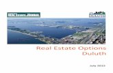 Real Estate Options – Duluth...Real Estate Options – Duluth July 2015 Page 1 SITES Location Size Description Arrowhead Crossing 54 Haines Rd/Arrowhead Rd Duluth, MN 55811 acres