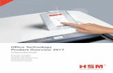 O˜ce Technology Product Overview 2017ccspolska.pl/wp-content/uploads/2017/09/EN-INT-HSM...2016/10/07  · and Classic document shredders at security levels P-2 to P-5. Cutting rollers