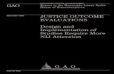 GAO-03-1091 Justice Outcome Evaluations: Design and ...Highlights of GAO-03-1091, a report to The Honorable Lamar Smith, House of Representatives Policy makers need valid, reliable,