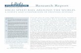 High-Speed Rail Around the World - Utah Foundation · fund select high-speed rail initiatives across the country, it seems timely to ask what role high-speed rail will, or will not,