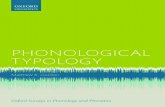Phonological Typology · Optimality Theory 32 2.2.5.2 Factorial typology in phonology: the case of syllable-contacts 34 2.2.5.3 Modeling frequency in a constraint-based grammar 37