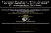 Human Factors: The Journal of the Human Factors and Ergonomics … · Human Factors: The Journal of the Human Factors and Ergonomics Society published online 12 Florian Weber, Carola