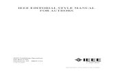 IEEE Editorial Style Manual for Authors-Online [v.08-19-2020journals.ieeeauthorcenter.ieee.org/wp-content/uploads/... · 2020. 8. 24. · I. Introduction—3 IEEE EDITORIAL STYLE