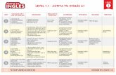 LEVEL 1.1 - ACTIVA TU INGLÉS A1moodledocs.activatuingles.com/files/Activa_tu_Ingles_1.1...a) Contractions of the verb "to be" in the present (a˚rmative form). b) Present of "to be"
