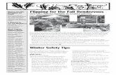 January 2010 newsletter Flipping for the Fall rendezvous · 27/01/2010  · Protecting water Pipes To prevent the mess and aggravation of frozen water pipes, protect your home, apartment