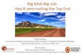 Big Mob Big Job: Hep B sero-coding the Top End...MacLachlan J, Cowie B. Hepatitis B Mapping Project: Estimates of chronic hepatitis B prevalence, diagnosis, monitoring and treatment