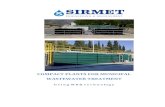 COMPACT PLANTS FOR MUNICIPAL WASTEWATER TREATMENT · 2017. 12. 1. · Compact wastewater treatment plant, capacity of 1.000 m3/d, for the soft drinks factory of PEPSICo - IVI SA in