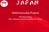 Global Internship Program · 2018. 3. 19. · •Nine-week Research Internship at a Japanese university or research institution •Mid-Program Meeting in July •Re-Entry Program