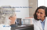 Advancing vaccines for better lives - Valneva · 2020. 1. 10. · Valneva - JPM presentation January 2020 4 1 Estimated commercial business EBIT excluding R&D, 2 2019 Company guidance