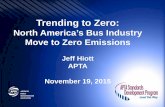 Trending to Zero Fall... · 2016. 2. 22. · Trending to Zero: North America’s Bus Industry Move to Zero Emissions . Jeff Hiott . APTA . November 19, 2015