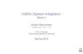 02291: System Integration · 02291: System Integration Week 9 Hubert Baumeister hub@imm.dtu.dk DTU Compute Technical University of Denmark Spring 2013