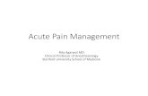 Acute Pain Management - Stanford Medicinemed.stanford.edu/content/dam/sm/pedsanesthesia/documents/... · 2020. 7. 1. · by International Anesthesia Research Society. 2 Figure 1 Opioid